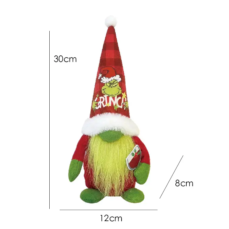 American Christmas Grinch Doll with Hat & Boots — feature 3