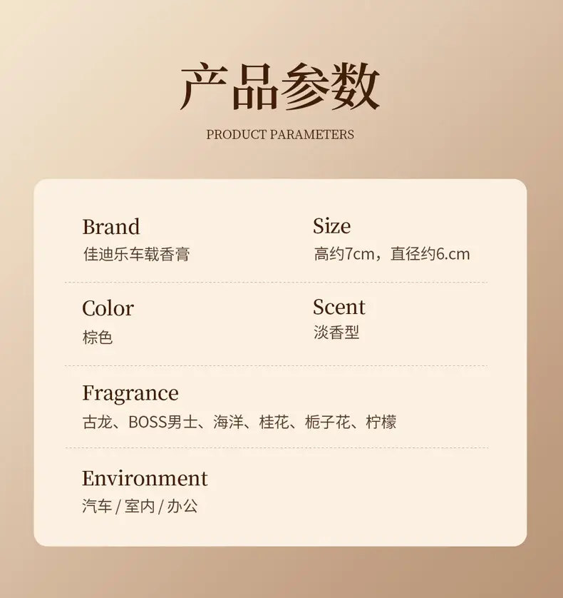 Factory car aromatherapy decoration for men and women high-end car deodorant high-end 2023 New Internet celebrity — feature 17