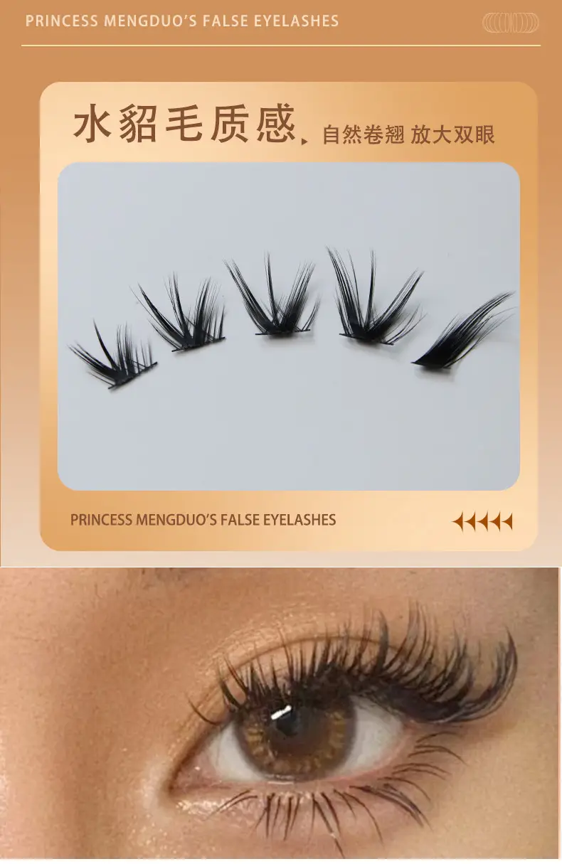 High-Grade Asian Mixed-Blood False Eyelashes Super Fox Series — feature 2