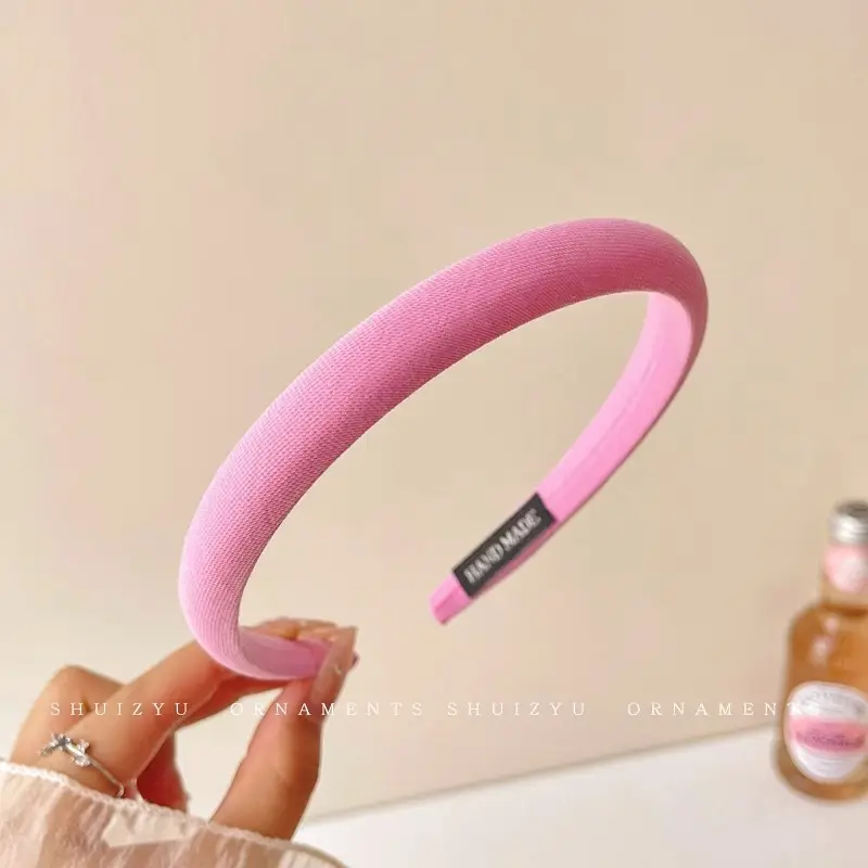 Pink High Skull Wide Edge Hair Band for Women - Image 10