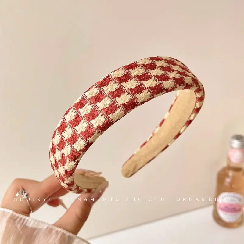 Pink High Skull Wide Edge Hair Band for Women - Image 11
