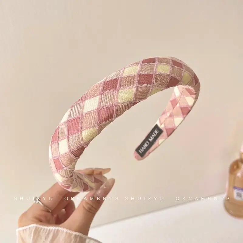 Pink High Skull Wide Edge Hair Band for Women - Image 14