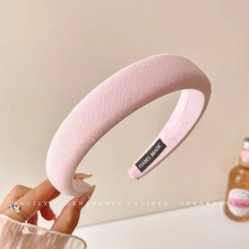 Pink High Skull Wide Edge Hair Band for Women - Image 7