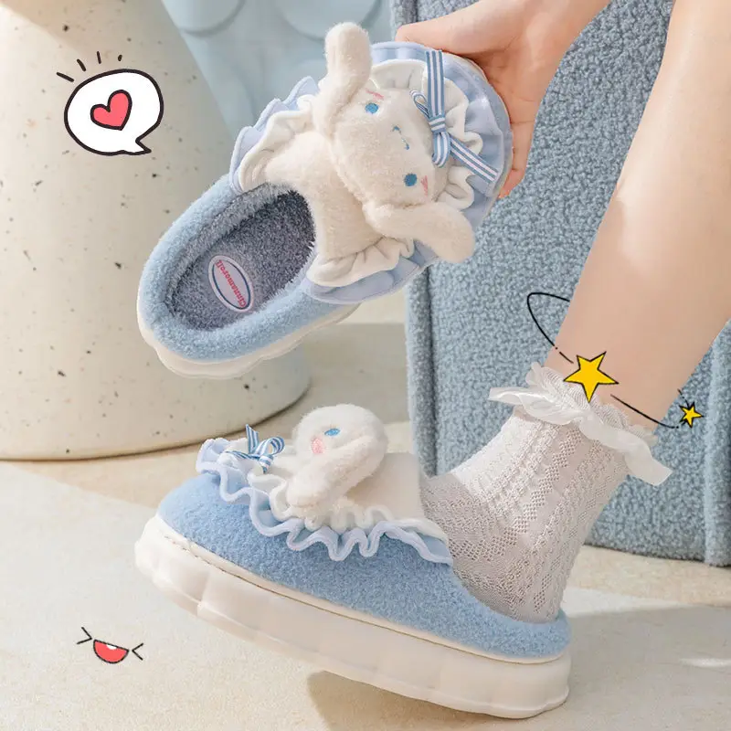 Women Winter Cinnamon Dog Slippers Warm Non-Slip 2025 - Image 7