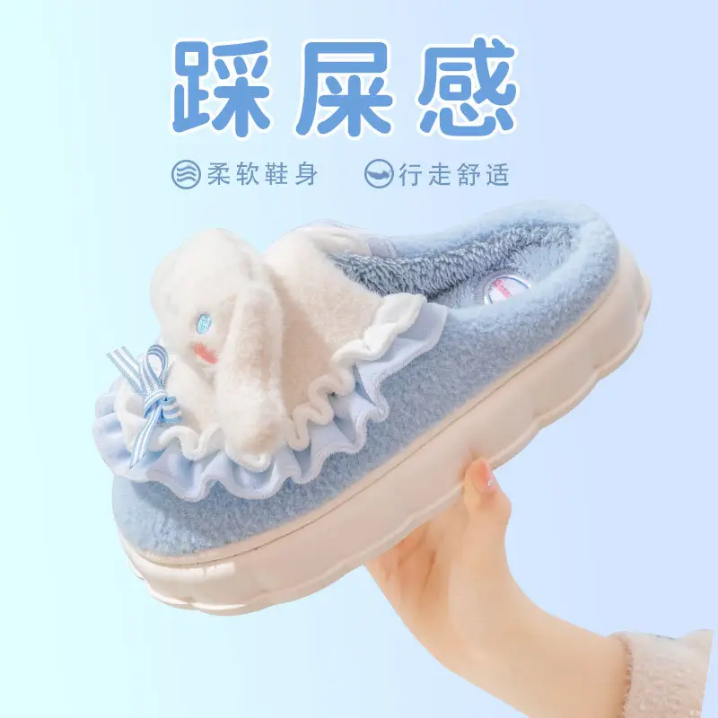 Women Winter Cinnamon Dog Slippers Warm Non-Slip 2025 - Image 9