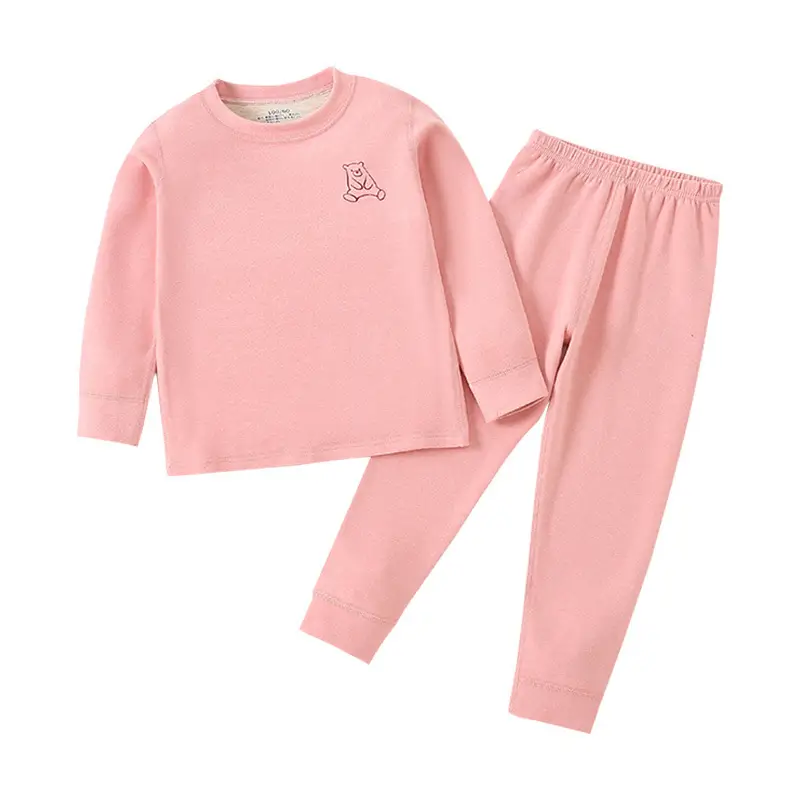 2025 Kids Thermal Underwear Set Purple Wool Silk - Image 11