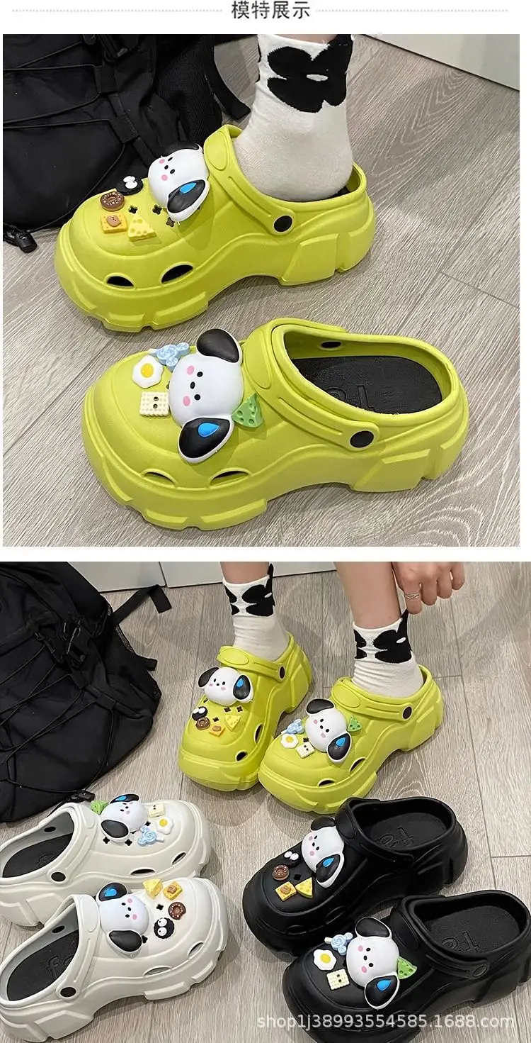 Women's Green Croc Sandals Summer New — feature 4