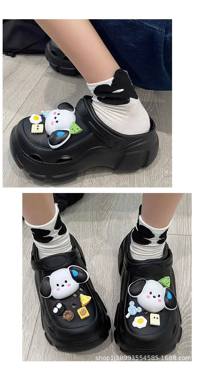 Women's Green Croc Sandals Summer New — feature 7