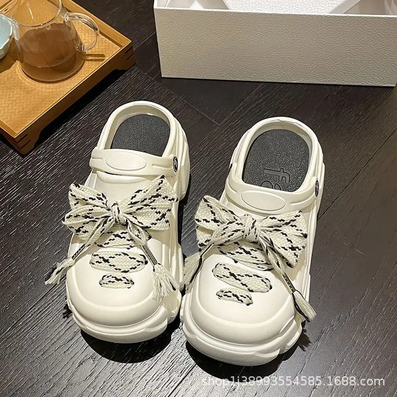 Rope Strap White Hole Shoes 1023