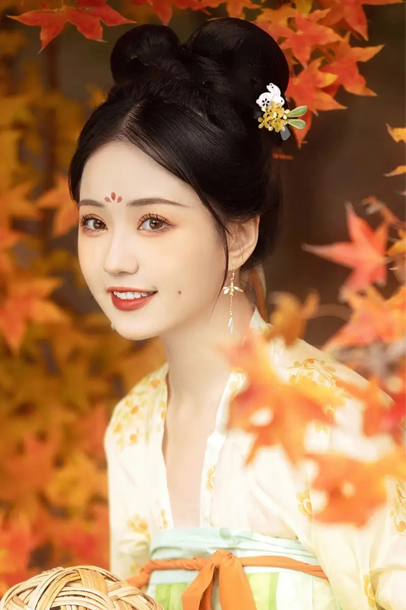 Retro Han Dynasty Hairpin Women Tassel Step Shake Jade Rabbit Osmanthus Hairpin Acetate Cheongsam Matching — feature 10