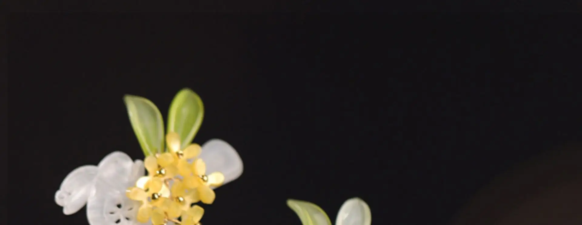 Retro Han Dynasty Hairpin Women Tassel Step Shake Jade Rabbit Osmanthus Hairpin Acetate Cheongsam Matching — feature 6