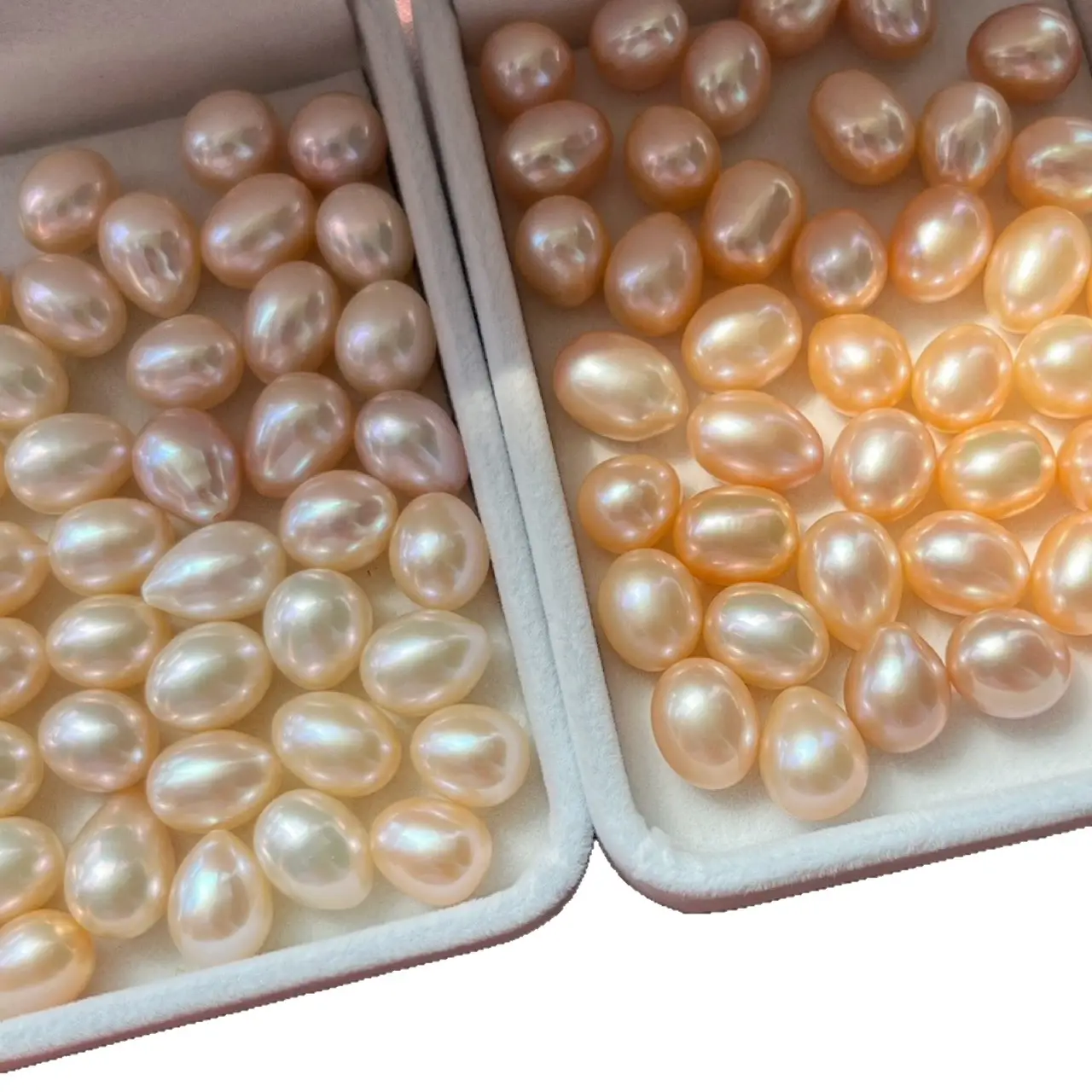 Natural Pearl Necklace with Gold Plating & Light Chain