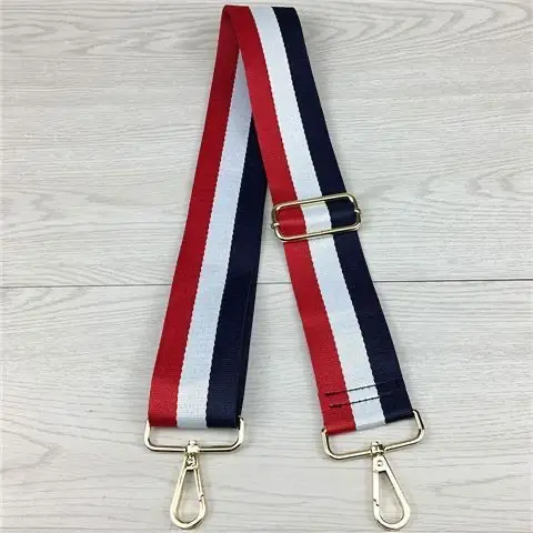 Colorful Geometric Crossbody Strap Adjustable Silver Buckle - Image 15