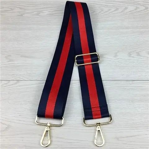 Colorful Geometric Crossbody Strap Adjustable Silver Buckle - Image 6