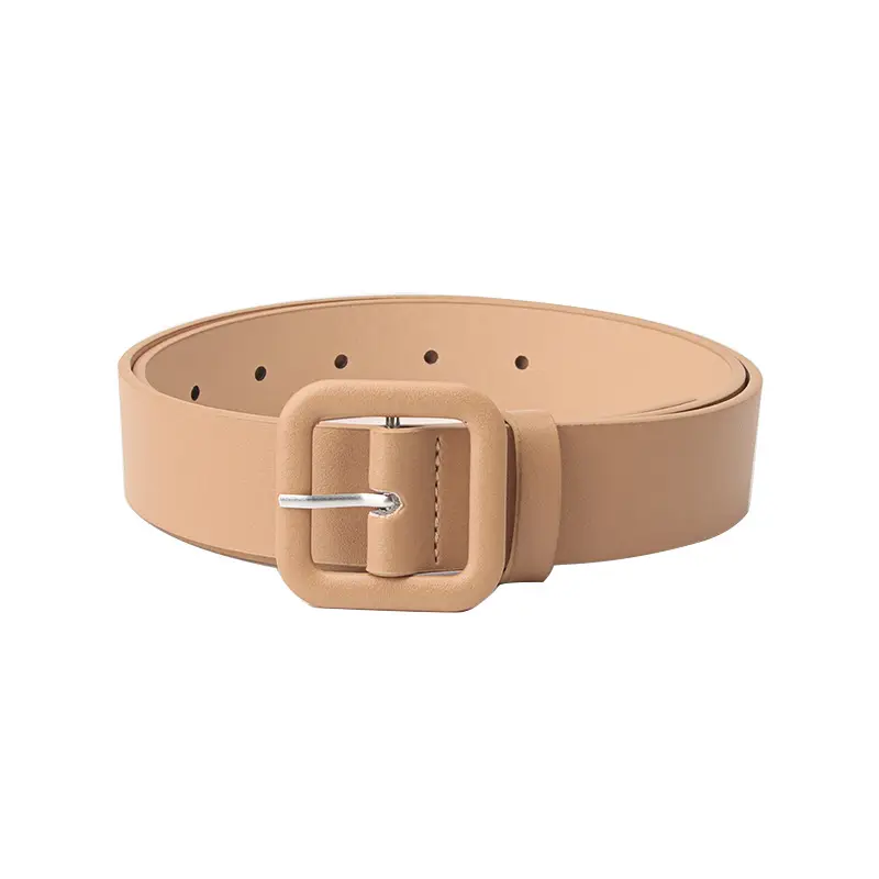 Candy-Colored Women's European Belt with Buckle - Image 12
