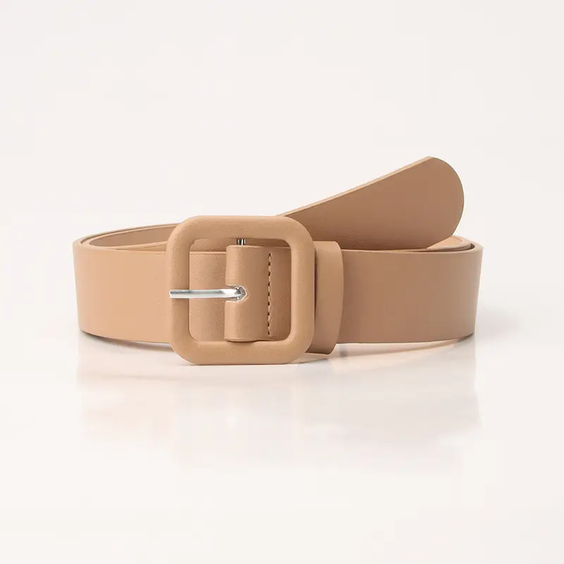 Candy-Colored Women's European Belt with Buckle - Image 4