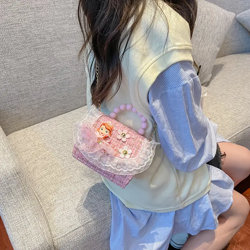 New Kids' Trendy Pearl Handbag Crossbody Bag