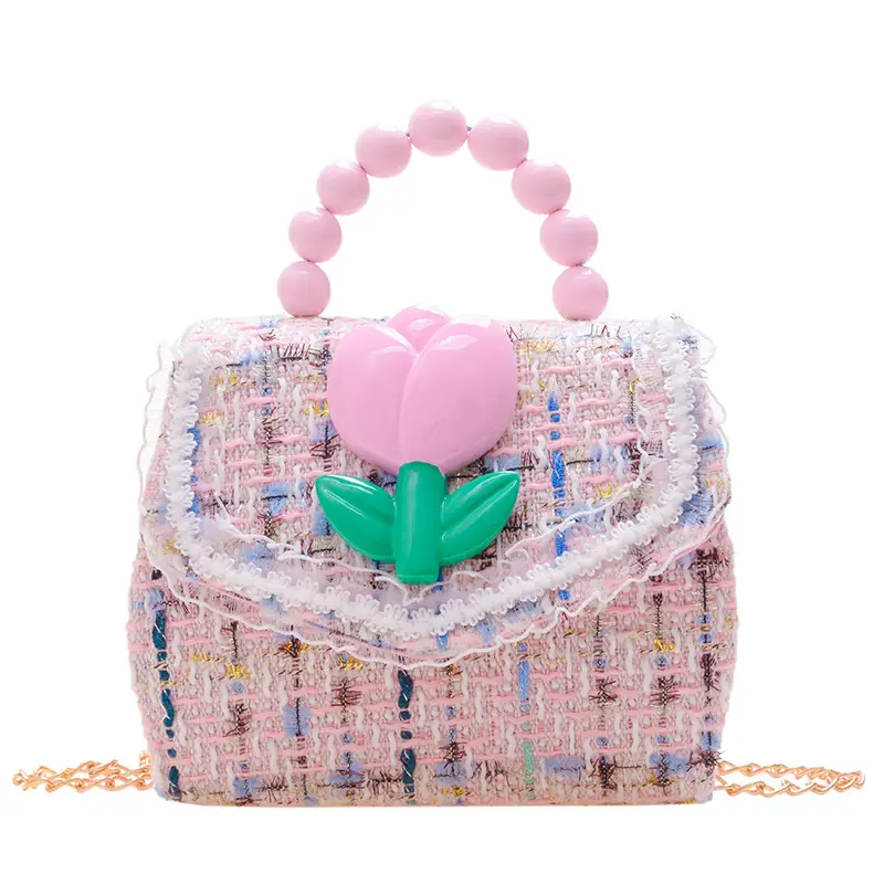 New Kids' Trendy Pearl Handbag Crossbody Bag