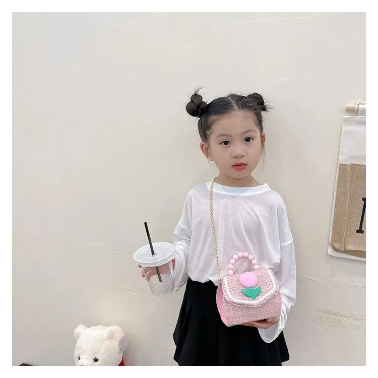 New Kids' Trendy Pearl Handbag Crossbody Bag — feature 11