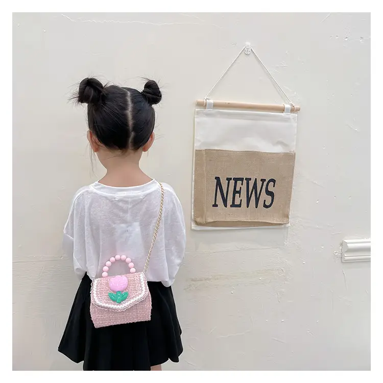New Kids' Trendy Pearl Handbag Crossbody Bag — feature 14