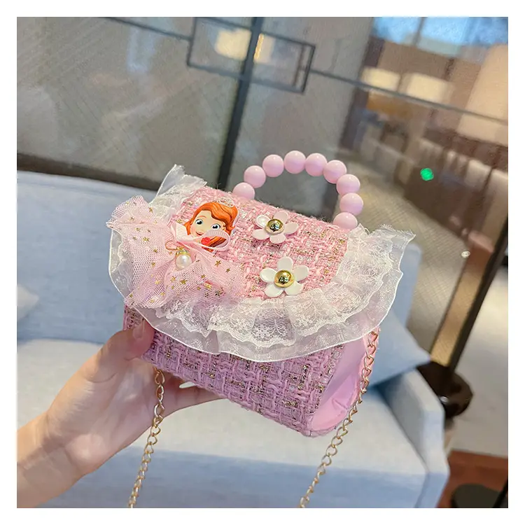 New Kids' Trendy Pearl Handbag Crossbody Bag — feature 15