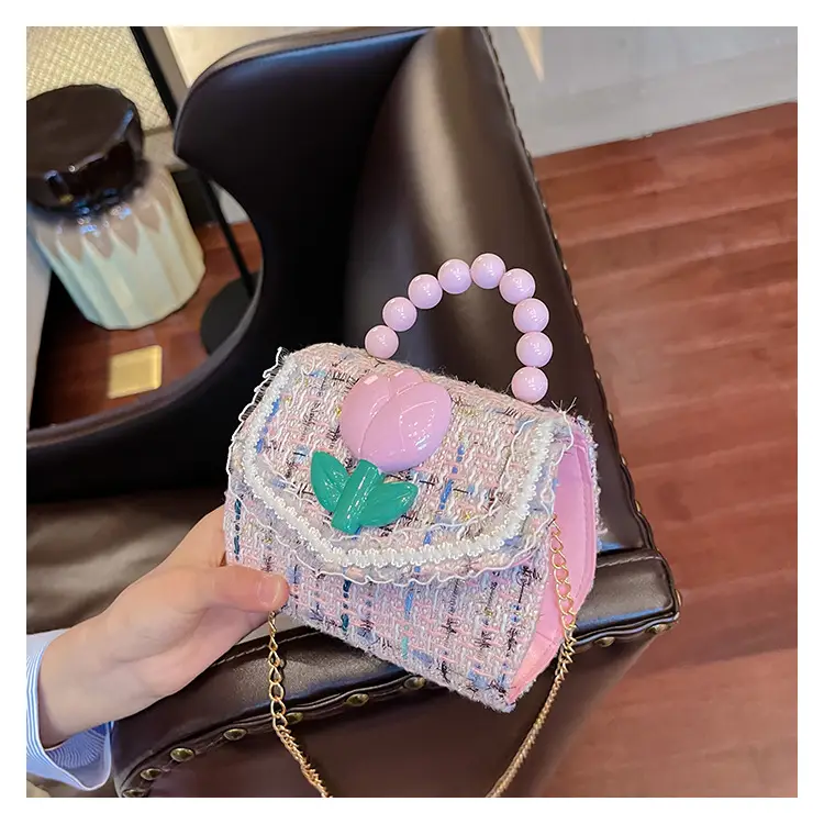 New Kids' Trendy Pearl Handbag Crossbody Bag — feature 23