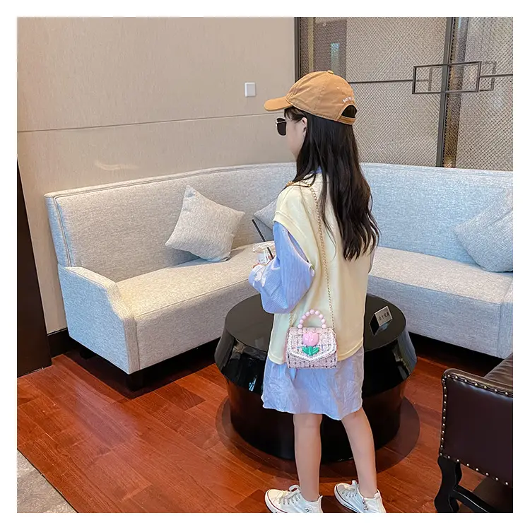 New Kids' Trendy Pearl Handbag Crossbody Bag — feature 25