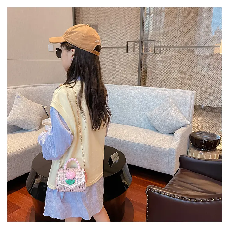 New Kids' Trendy Pearl Handbag Crossbody Bag — feature 26