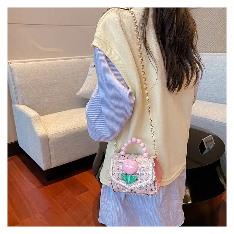 New Kids' Trendy Pearl Handbag Crossbody Bag — feature 27
