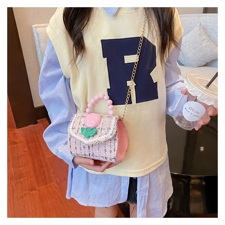 New Kids' Trendy Pearl Handbag Crossbody Bag — feature 28
