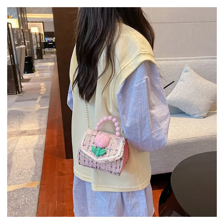 New Kids' Trendy Pearl Handbag Crossbody Bag — feature 29