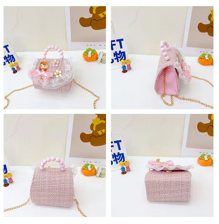 New Kids' Trendy Pearl Handbag Crossbody Bag — feature 39