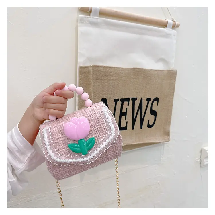 New Kids' Trendy Pearl Handbag Crossbody Bag — feature 7