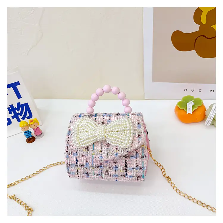 New Kids' Trendy Pearl Handbag Crossbody Bag