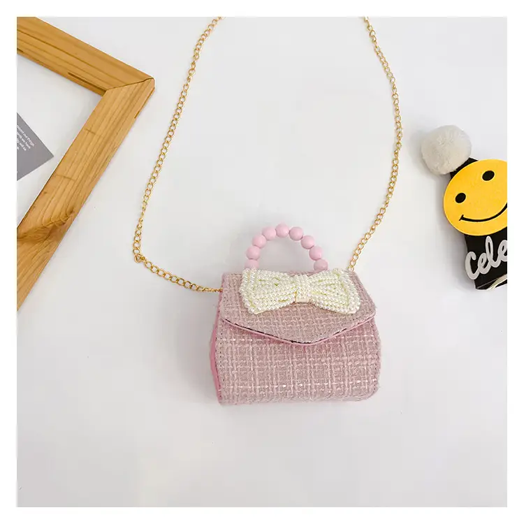 New Kids' Trendy Pearl Handbag Crossbody Bag