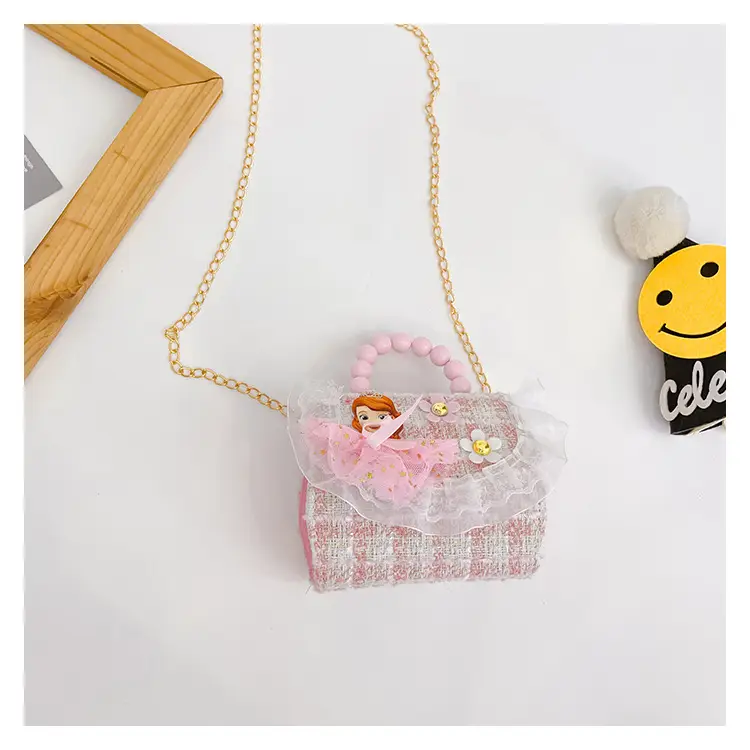 New Kids' Trendy Pearl Handbag Crossbody Bag