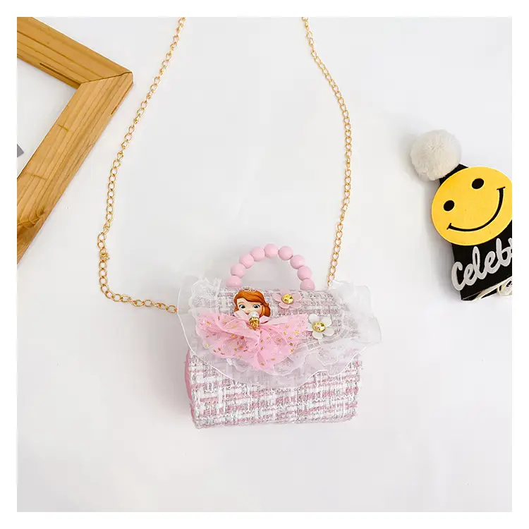 New Kids' Trendy Pearl Handbag Crossbody Bag