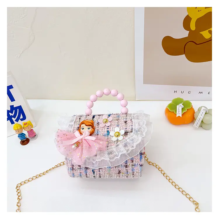 New Kids' Trendy Pearl Handbag Crossbody Bag