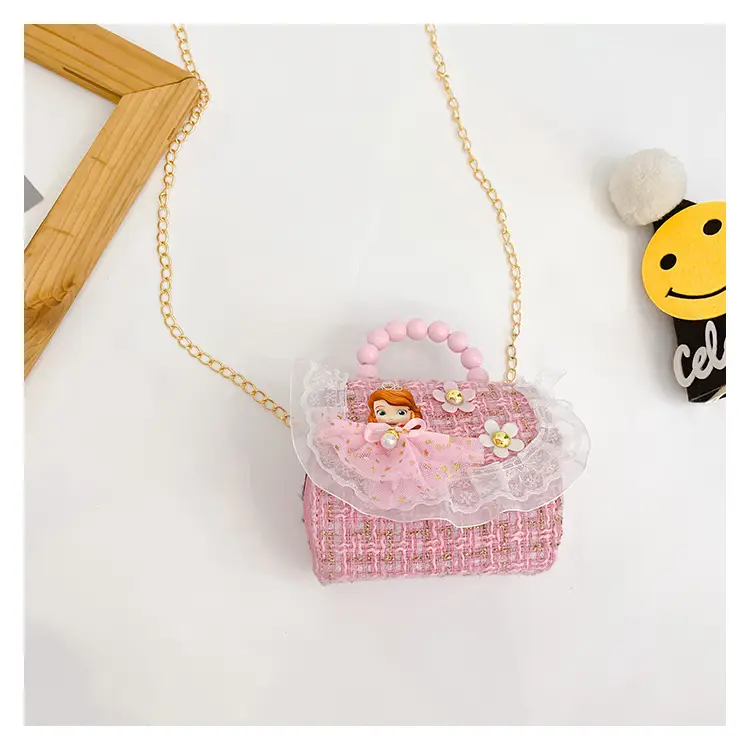 New Kids' Trendy Pearl Handbag Crossbody Bag