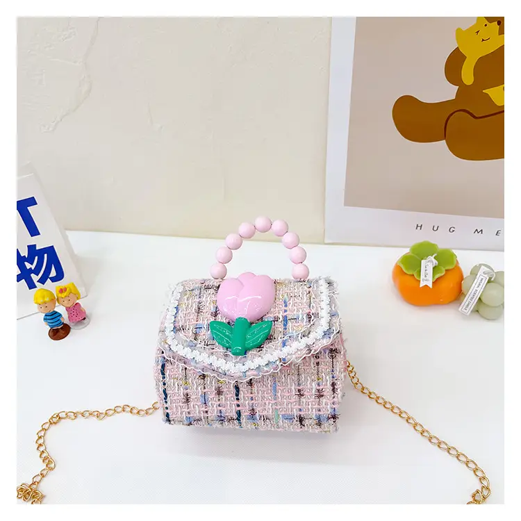 New Kids' Trendy Pearl Handbag Crossbody Bag