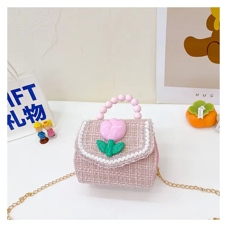 New Kids' Trendy Pearl Handbag Crossbody Bag