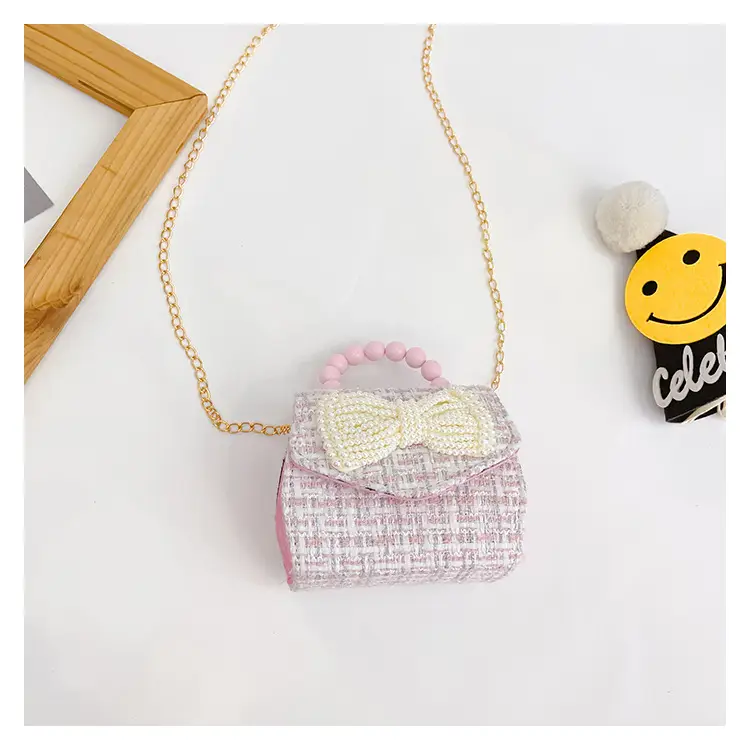 New Kids' Trendy Pearl Handbag Crossbody Bag