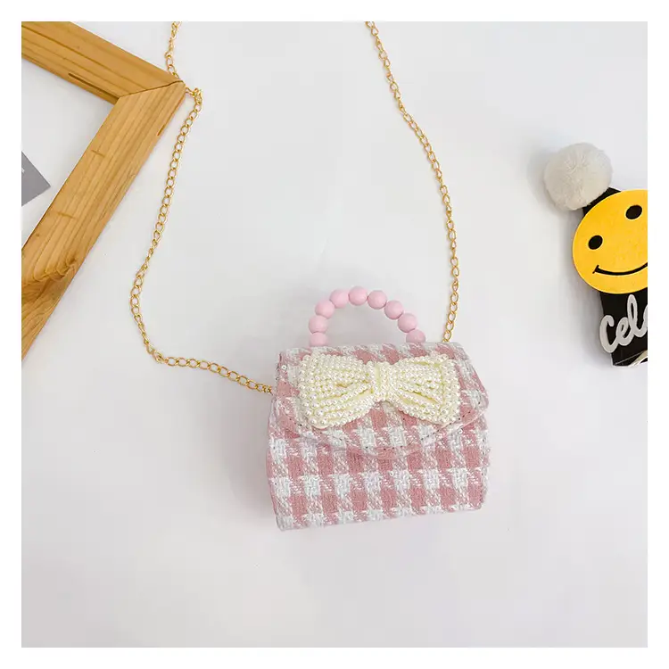New Kids' Trendy Pearl Handbag Crossbody Bag