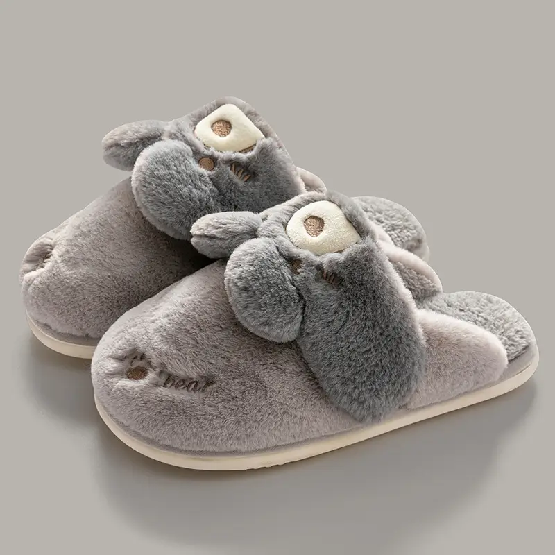 Cotton Slippers for Women, Cute Winter Wholesale Indoor Home Wear 2026 New Style Maternity Slippers, Plush Warm Rabbit Cotton Slippers