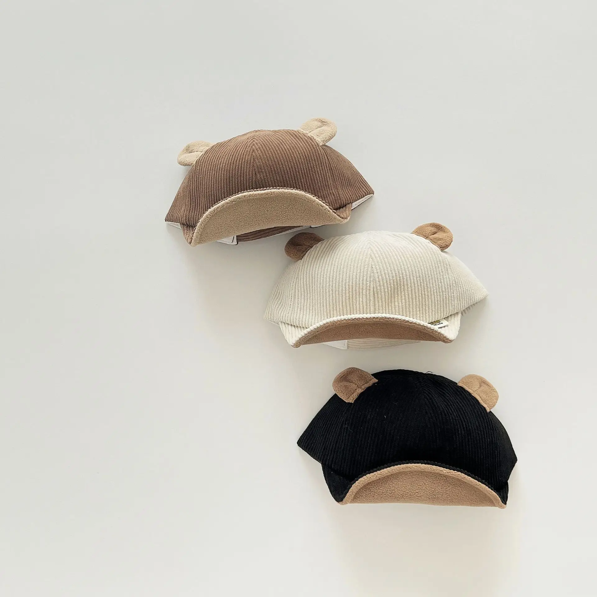 Baby Hat Brown Bear Ears 2025 Winter Ins - Image 5