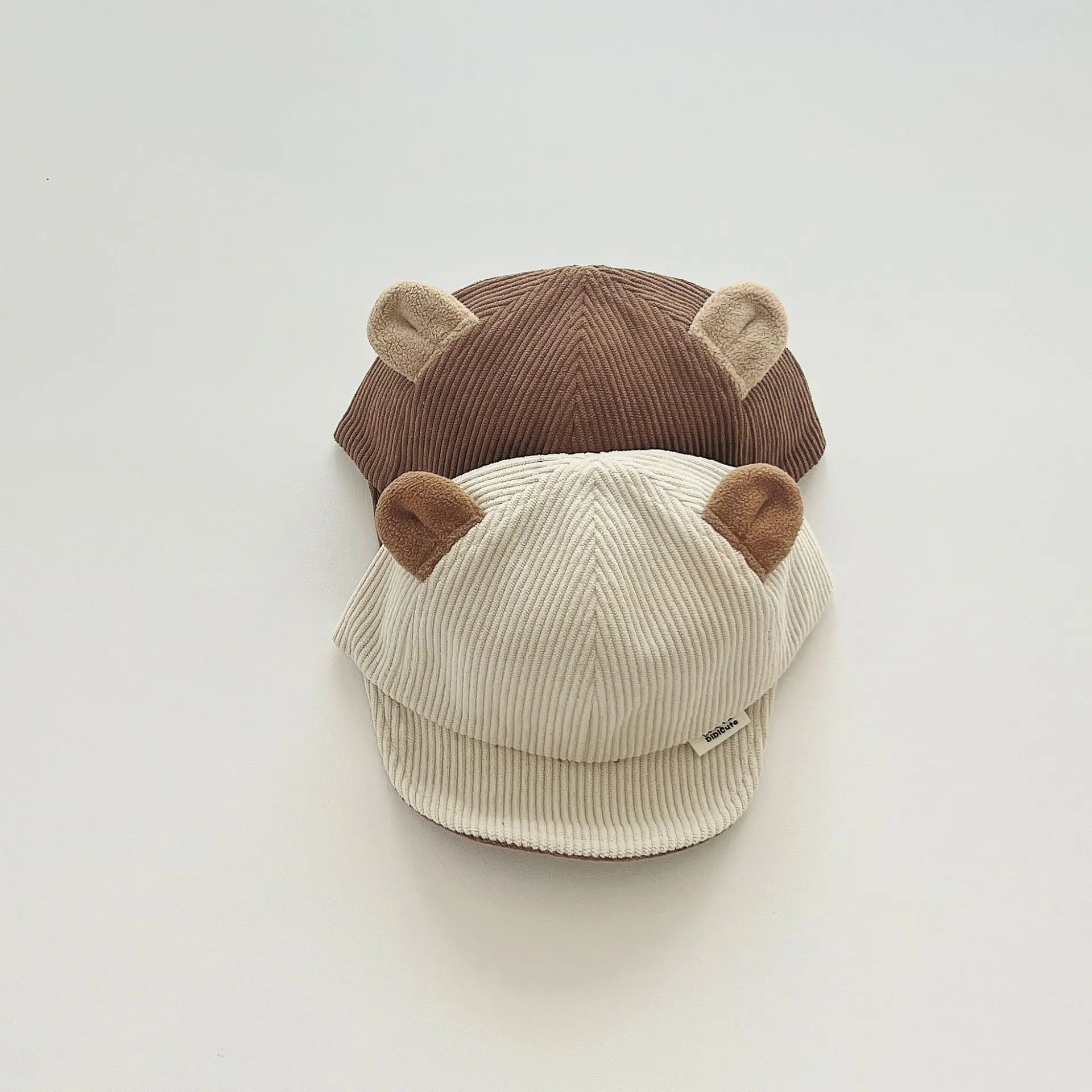 Baby Hat Brown Bear Ears 2025 Winter Ins - Image 6