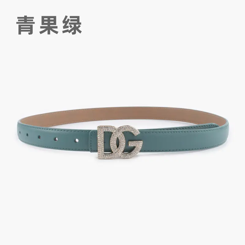Women's White Rhinestone Belt All-Match Casual Pants - Image 12
