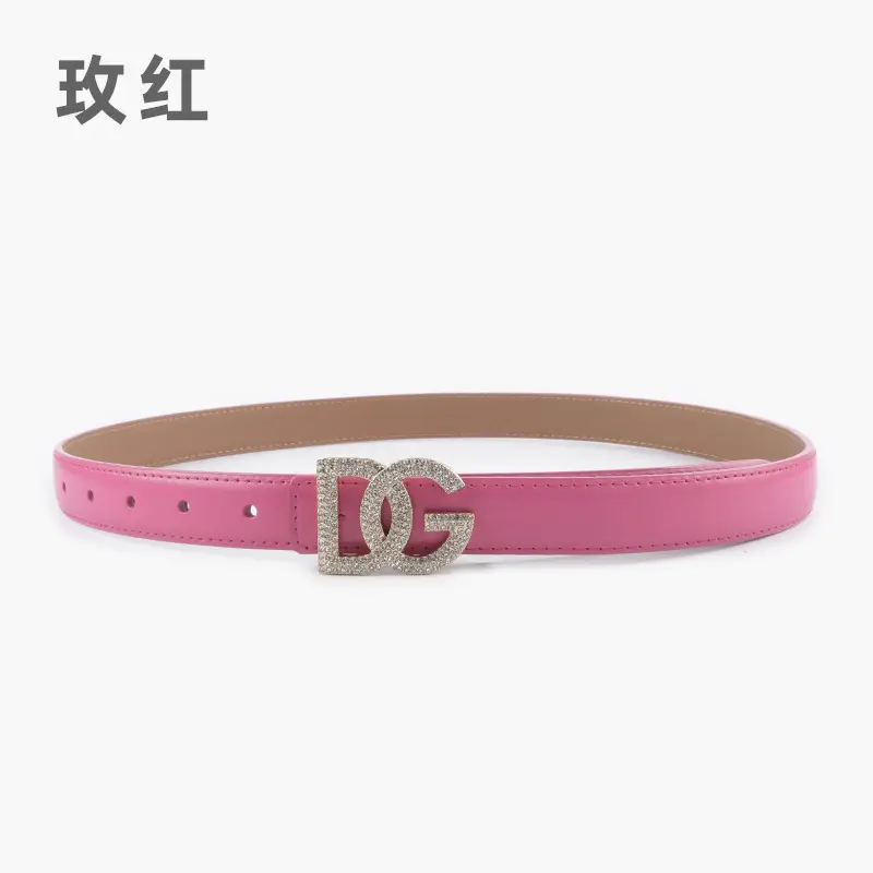 Women's White Rhinestone Belt All-Match Casual Pants - Image 16