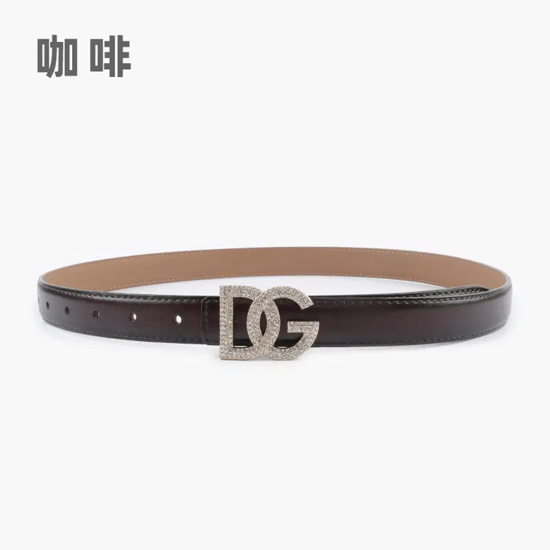 Women's White Rhinestone Belt All-Match Casual Pants - Image 9