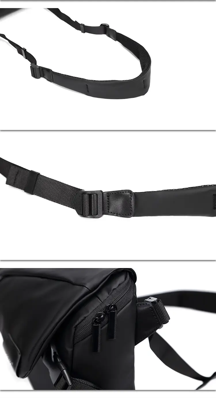 Men's Multi-Functional Messenger Bag Black — feature 10